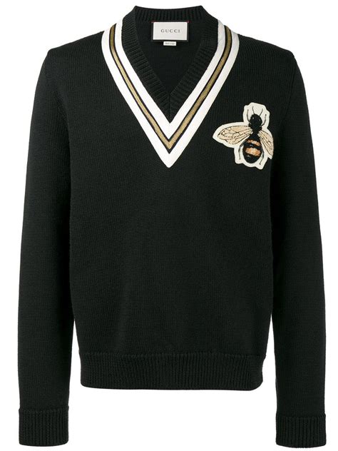 gucci bee black jumper